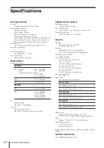 Preview for 35 page of Sony CFD-W57 - Cd Radio Cassette-corder Operating Instructions Manual