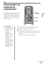 Preview for 54 page of Sony CFD-W57 - Cd Radio Cassette-corder Operating Instructions Manual