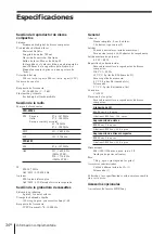 Preview for 69 page of Sony CFD-W57 - Cd Radio Cassette-corder Operating Instructions Manual