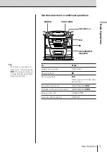 Предварительный просмотр 5 страницы Sony CFD-Z125 - Cd Radio Cassette-corder Operating Instrctions