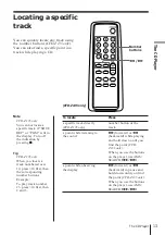 Предварительный просмотр 13 страницы Sony CFD-Z125 - Cd Radio Cassette-corder Operating Instrctions