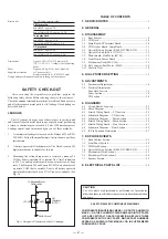 Preview for 2 page of Sony CFD-Z125 - Cd Radio Cassette-corder Service Manual