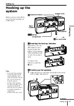 Предварительный просмотр 23 страницы Sony CFD-Z500 - Cd Radio Cassette-corder Operating Instructions Manual