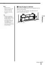 Предварительный просмотр 25 страницы Sony CFD-Z500 - Cd Radio Cassette-corder Operating Instructions Manual