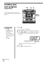 Preview for 16 page of Sony CFD-ZW700 - Cd Radio Cassette-corder Operating Instructions Manual