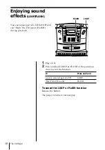 Preview for 18 page of Sony CFD-ZW700 - Cd Radio Cassette-corder Operating Instructions Manual