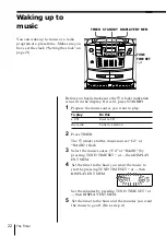 Preview for 22 page of Sony CFD-ZW700 - Cd Radio Cassette-corder Operating Instructions Manual