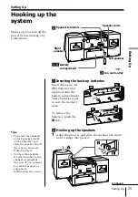 Preview for 25 page of Sony CFD-ZW700 - Cd Radio Cassette-corder Operating Instructions Manual