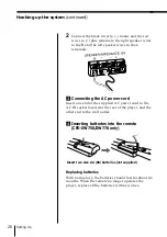 Preview for 26 page of Sony CFD-ZW700 - Cd Radio Cassette-corder Operating Instructions Manual