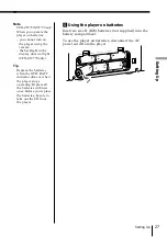 Preview for 27 page of Sony CFD-ZW700 - Cd Radio Cassette-corder Operating Instructions Manual