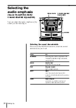 Preview for 28 page of Sony CFD-ZW700 - Cd Radio Cassette-corder Operating Instructions Manual