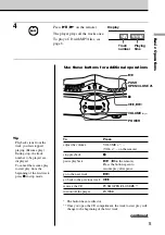 Предварительный просмотр 5 страницы Sony CFDF17CP Operating Instructions Manual