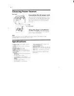 Preview for 4 page of Sony CFM-10 Operating Instructions  (primary manual) Operating Instructions