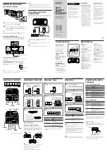 Предварительный просмотр 1 страницы Sony CFS-1055 Operating Instructions