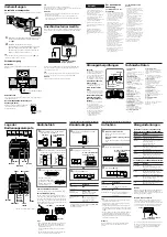 Preview for 2 page of Sony CFS-1055 Operating Instructions