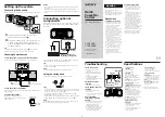 Sony CFS-1058S Operating Instructions preview