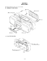 Предварительный просмотр 3 страницы Sony CFS-200 Service Manual