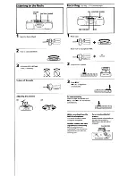 Preview for 3 page of Sony CFS-B11 Operating Instructions