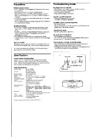 Preview for 4 page of Sony CFS-B11 Operating Instructions