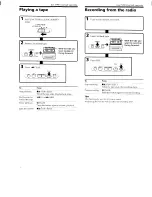 Preview for 3 page of Sony CFS-B15 - Am/fm Stereo Cassette Recorder Operating Instructions