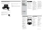 Preview for 2 page of Sony CFS-B7LMK2 Operating Instructions