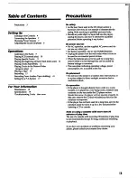 Preview for 3 page of Sony CFS-D550 - Mega Bass Cassette-corder User Manual