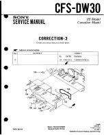 Preview for 24 page of Sony CFS-DW30 Service Manual