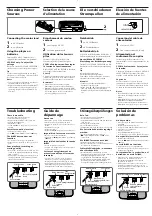 Preview for 5 page of Sony CFS-E14 Operating Instructions