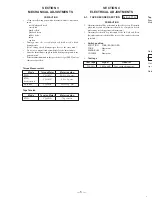 Preview for 5 page of Sony CFS-E2 Operating Instructions  (primary manual) Service Manual