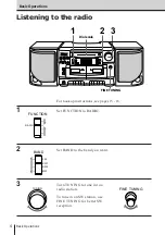 Preview for 4 page of Sony CFS-KW77S Operating Instructions Manual