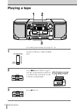 Preview for 6 page of Sony CFS-KW77S Operating Instructions Manual