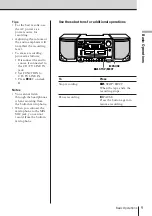 Preview for 9 page of Sony CFS-KW77S Operating Instructions Manual