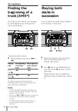 Preview for 14 page of Sony CFS-KW77S Operating Instructions Manual