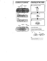 Preview for 2 page of Sony CFS-W338 Operating Instructions