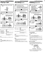 Preview for 3 page of Sony CFS-W338 Operating Instructions