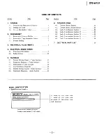 Preview for 3 page of Sony CFS-W404 Service Manual