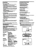 Preview for 4 page of Sony CFS-W455 Operating Instructions Manual