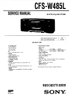 Sony CFS-W485L Service Manual preview