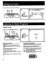 Preview for 6 page of Sony CFS-W505 Operating Instructions Manual