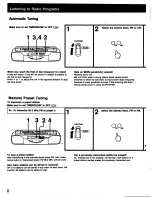 Preview for 8 page of Sony CFS-W505 Operating Instructions Manual