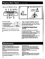 Preview for 10 page of Sony CFS-W505 Operating Instructions Manual