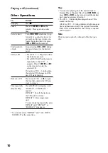 Preview for 10 page of Sony CHC-CL1 - Compact Hi Fi Component System Operating Instructions Manual