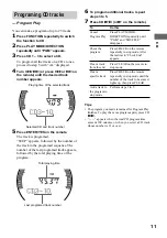 Preview for 11 page of Sony CHC-CL1 - Compact Hi Fi Component System Operating Instructions Manual