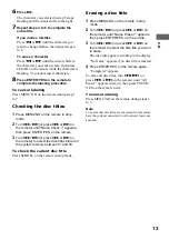 Preview for 13 page of Sony CHC-CL1 - Compact Hi Fi Component System Operating Instructions Manual