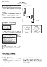 Preview for 6 page of Sony CHC-CL1 - Compact Hi Fi Component System Service Manual