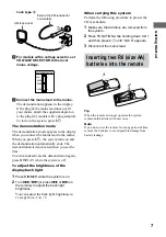 Preview for 7 page of Sony CHC-CL5MD Operating Instructions Manual