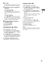 Preview for 13 page of Sony CHC-CL5MD Operating Instructions Manual
