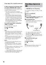 Preview for 18 page of Sony CHC-CL5MD Operating Instructions Manual