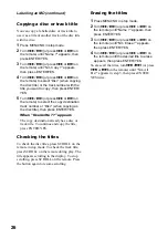 Preview for 26 page of Sony CHC-CL5MD Operating Instructions Manual