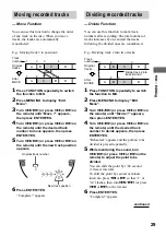 Preview for 29 page of Sony CHC-CL5MD Operating Instructions Manual